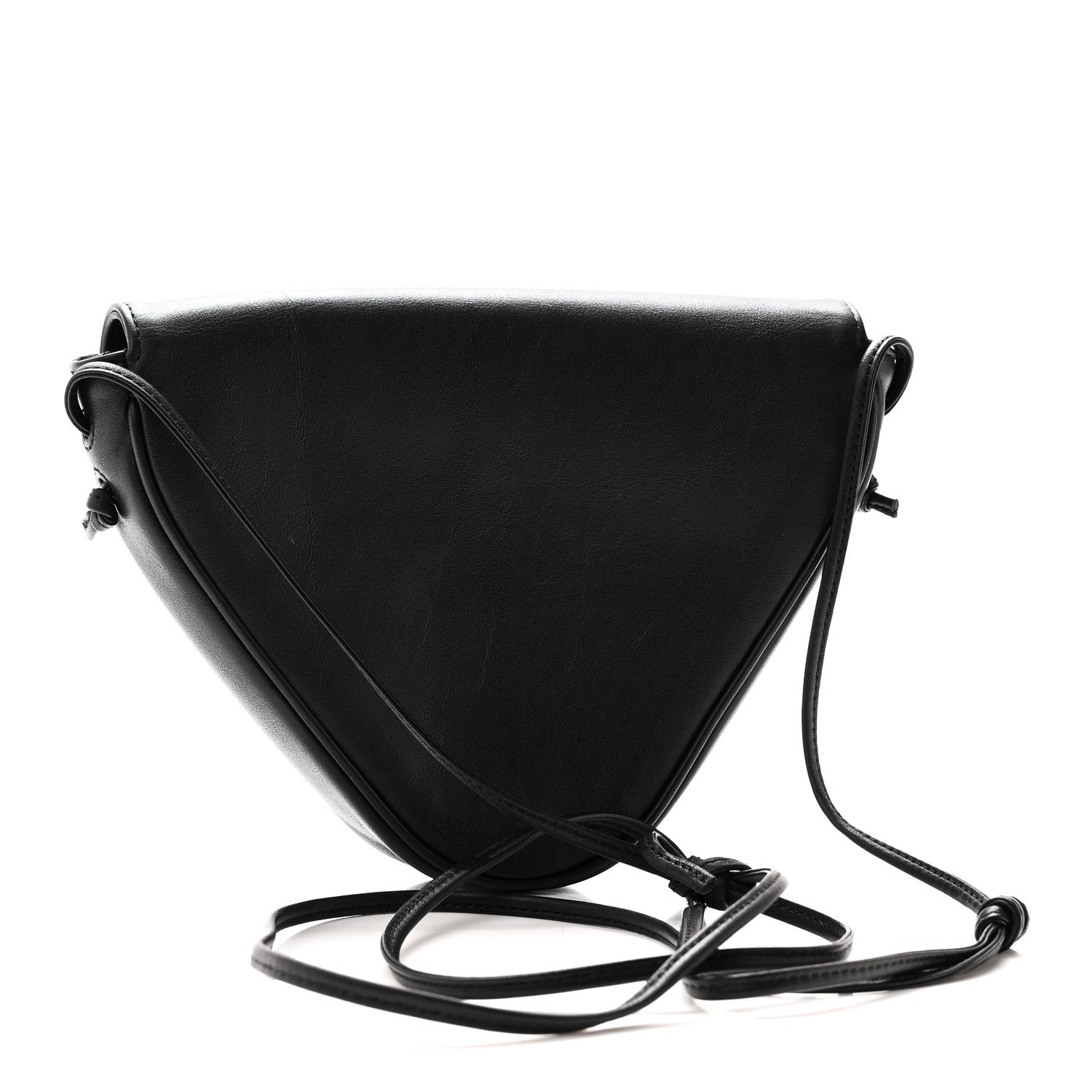 Celine Smooth Calfskin Triangle Crossbody Bag Black 3 of 10