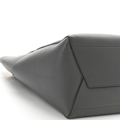 Celine Soft Grained Calfskin Sangle Bucket Bag Kohl 8 of 9