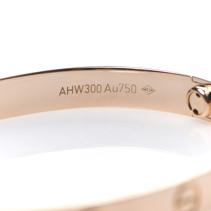 Cartier 18K Pink Gold LOVE Bracelet 16 5 of 7