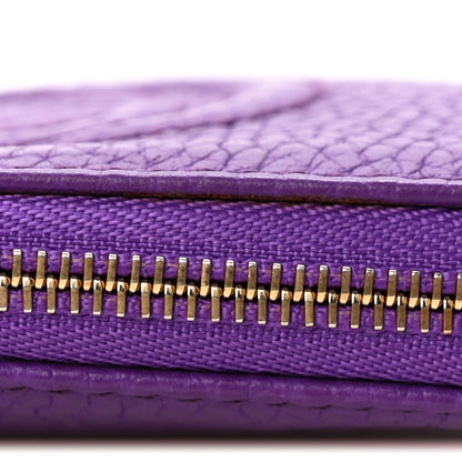 Gucci Pebbled Calfskin Soho Key Case Purple 9 of 9