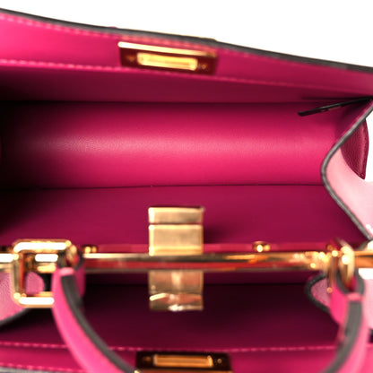 Fendi Shiny Nappa Petite Peekaboo I SEE U Satchel Ciclamino Pilar 6 of 10