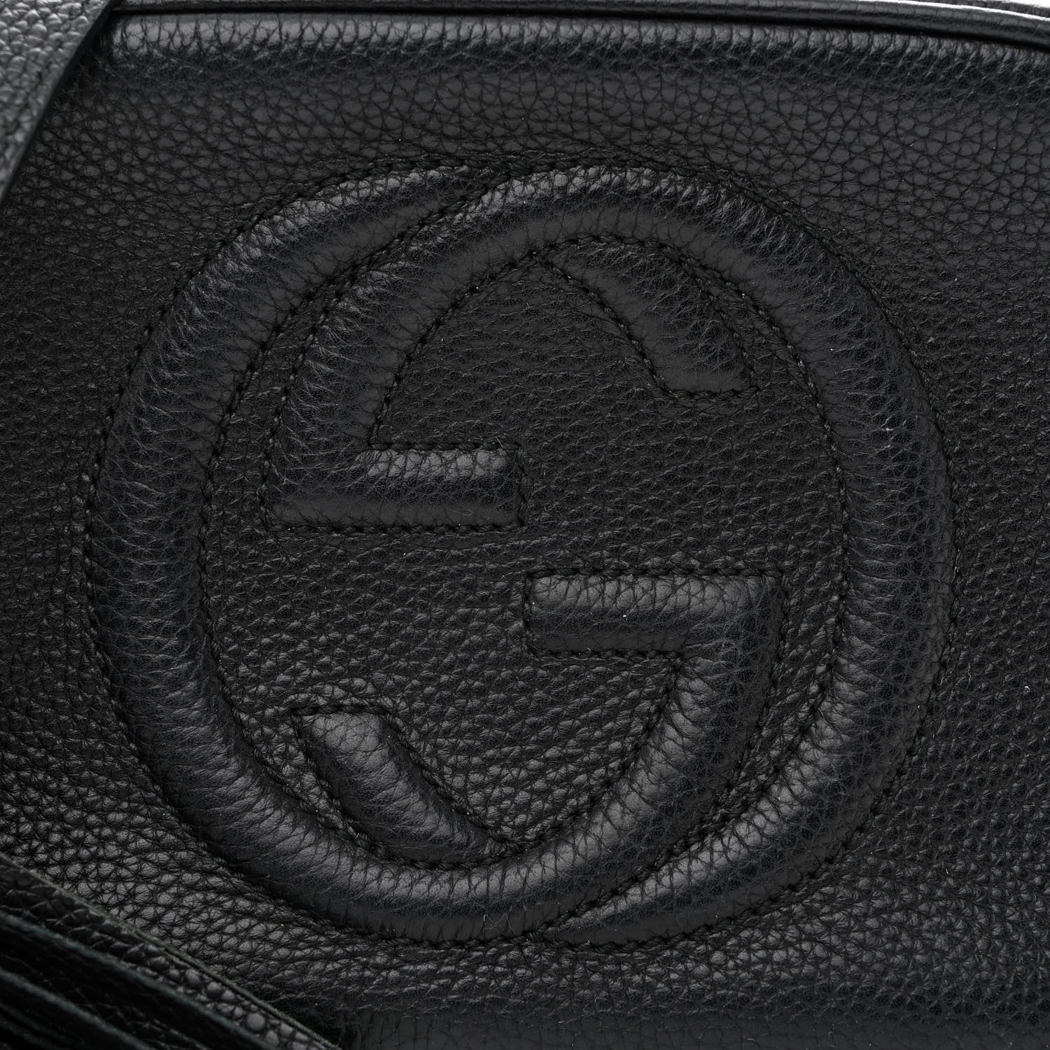 Gucci Pebbled Calfskin Small Soho Disco Bag Black 8 of 10