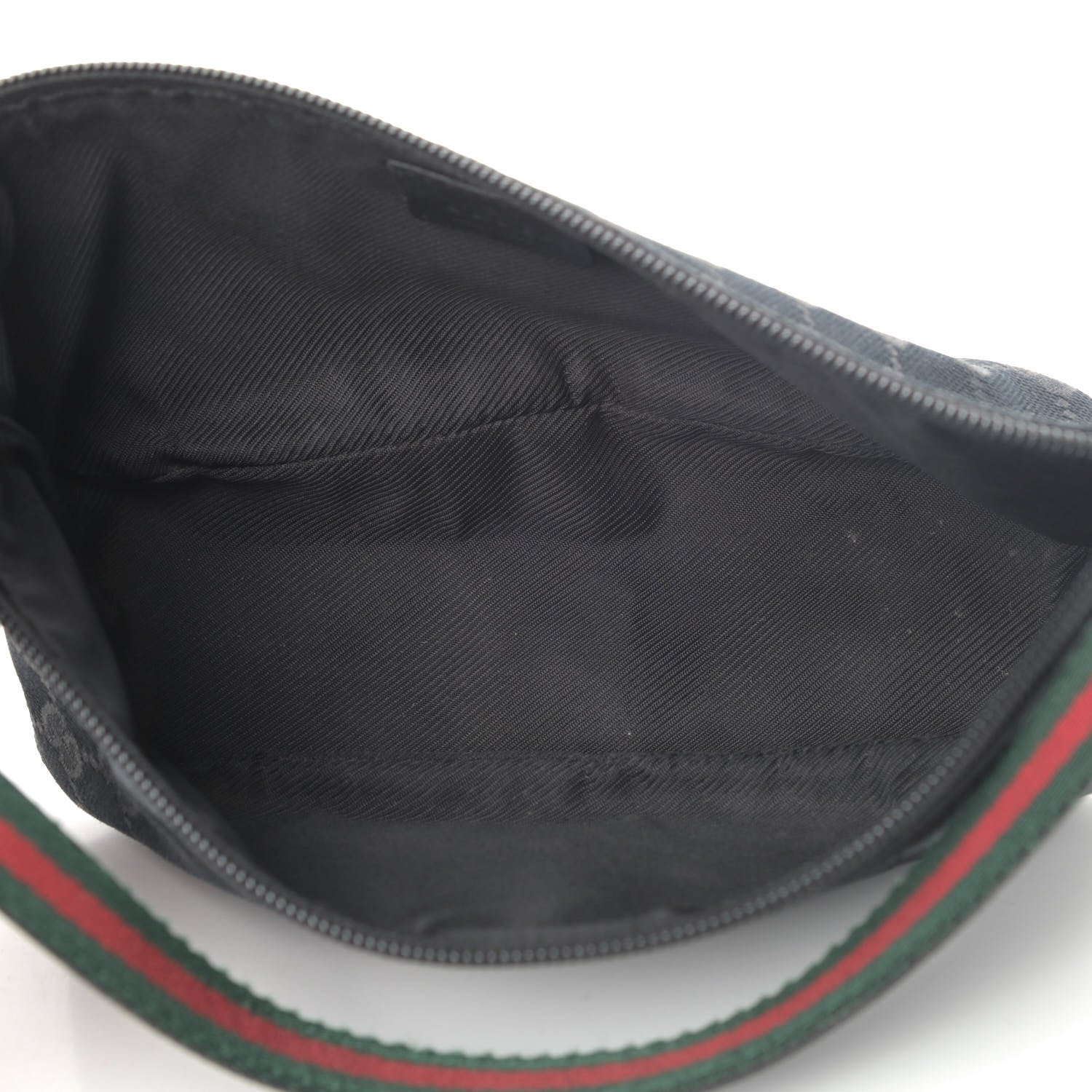 Gucci Monogram Web Boat Pochette Black 4 of 6
