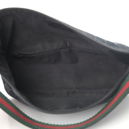 Gucci Monogram Web Boat Pochette Black 4 of 6