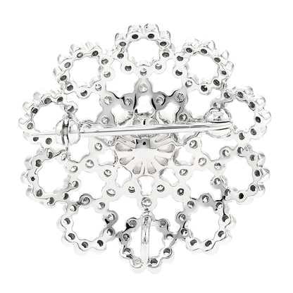 Mikimoto 18K White Gold Diamond Pearl Pendant 3 of 4