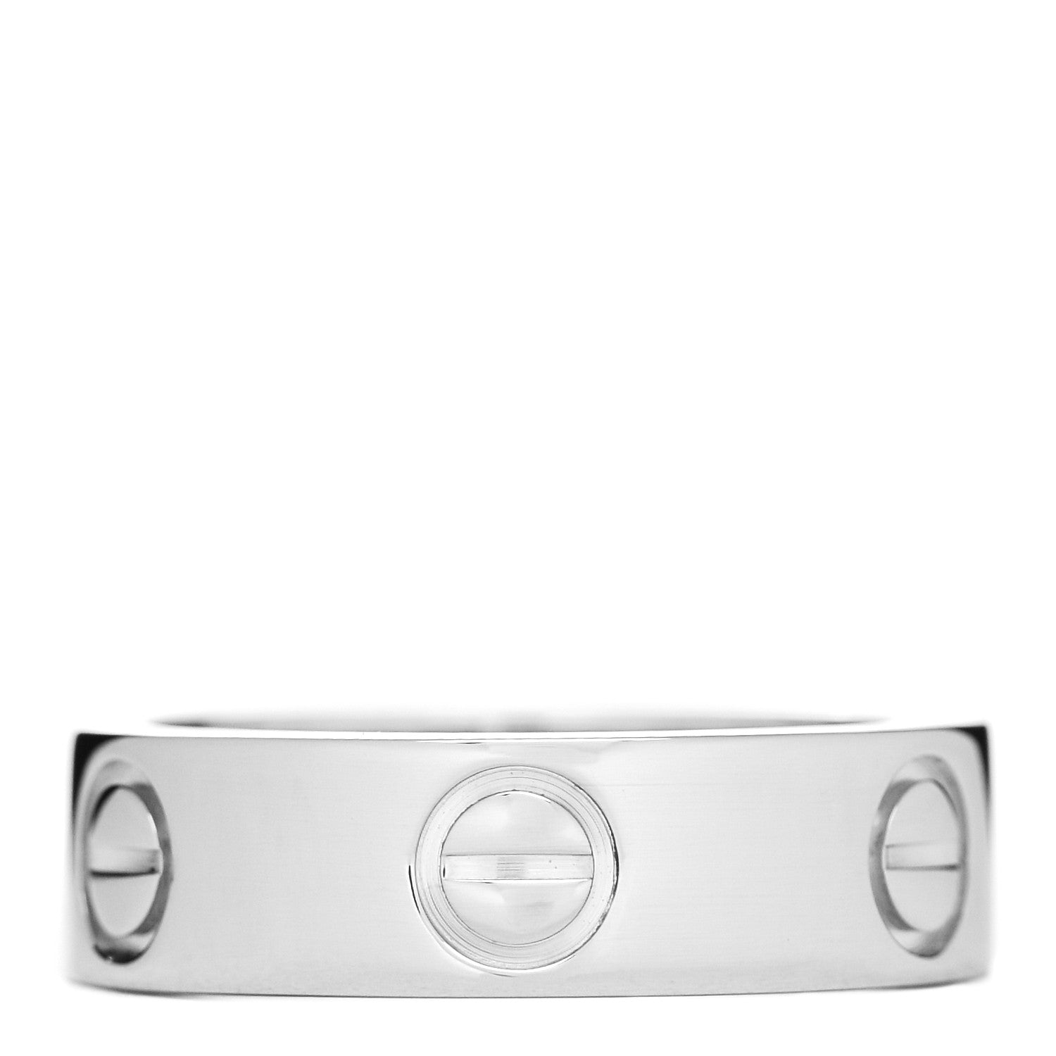 Cartier Platinum 1 Diamond 5.5mm LOVE Ring 50 5.25 3 of 4
