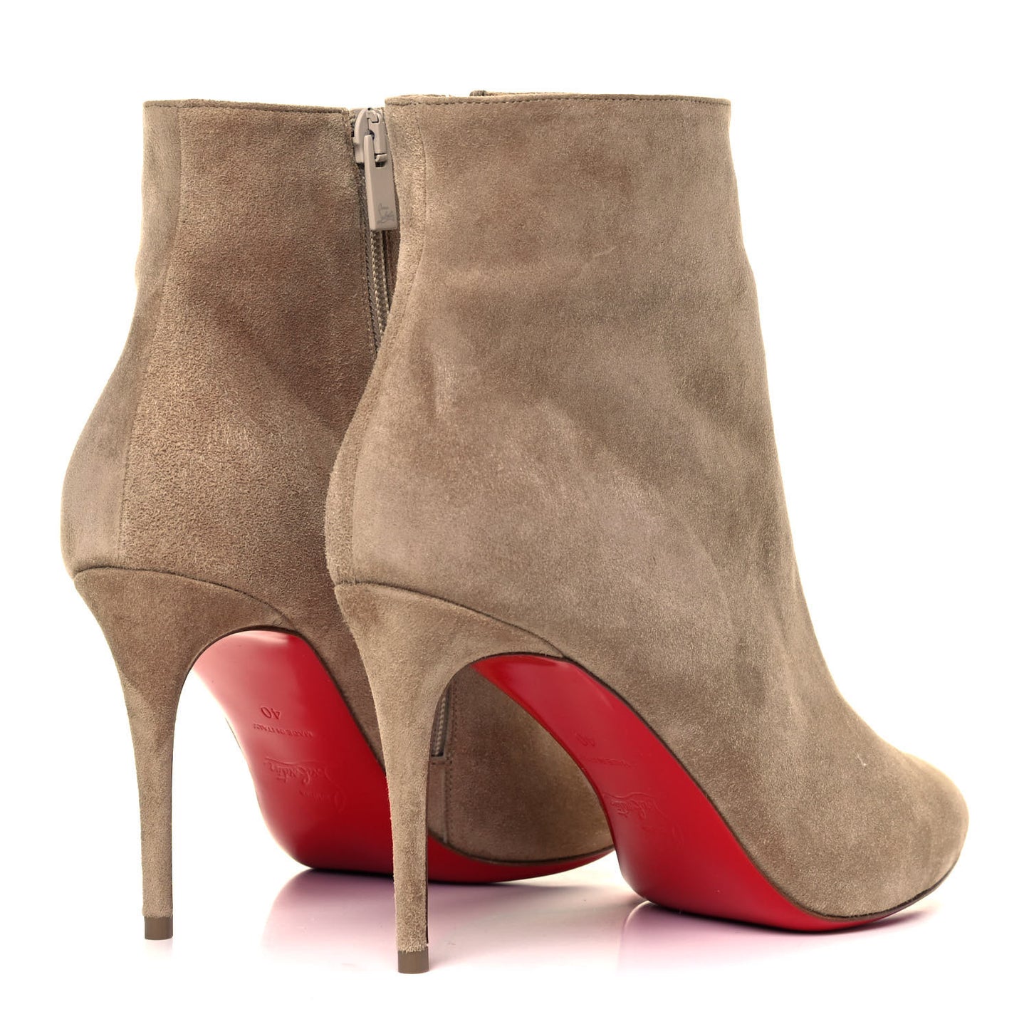 Veau Velours Eloise Booty 85 Ankle Boots 40 Nocciola