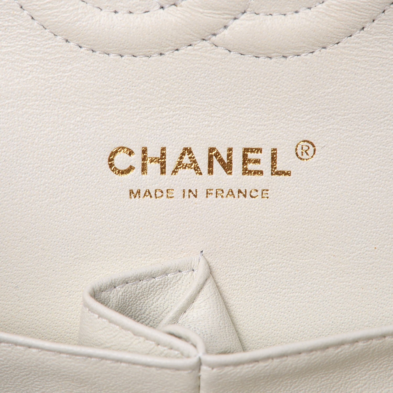 Chanel Caviar Quilted Medium Double Flap White 5 of 8