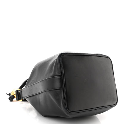 Chanel Lambskin CC Drawstring Bag Black 5 of 14