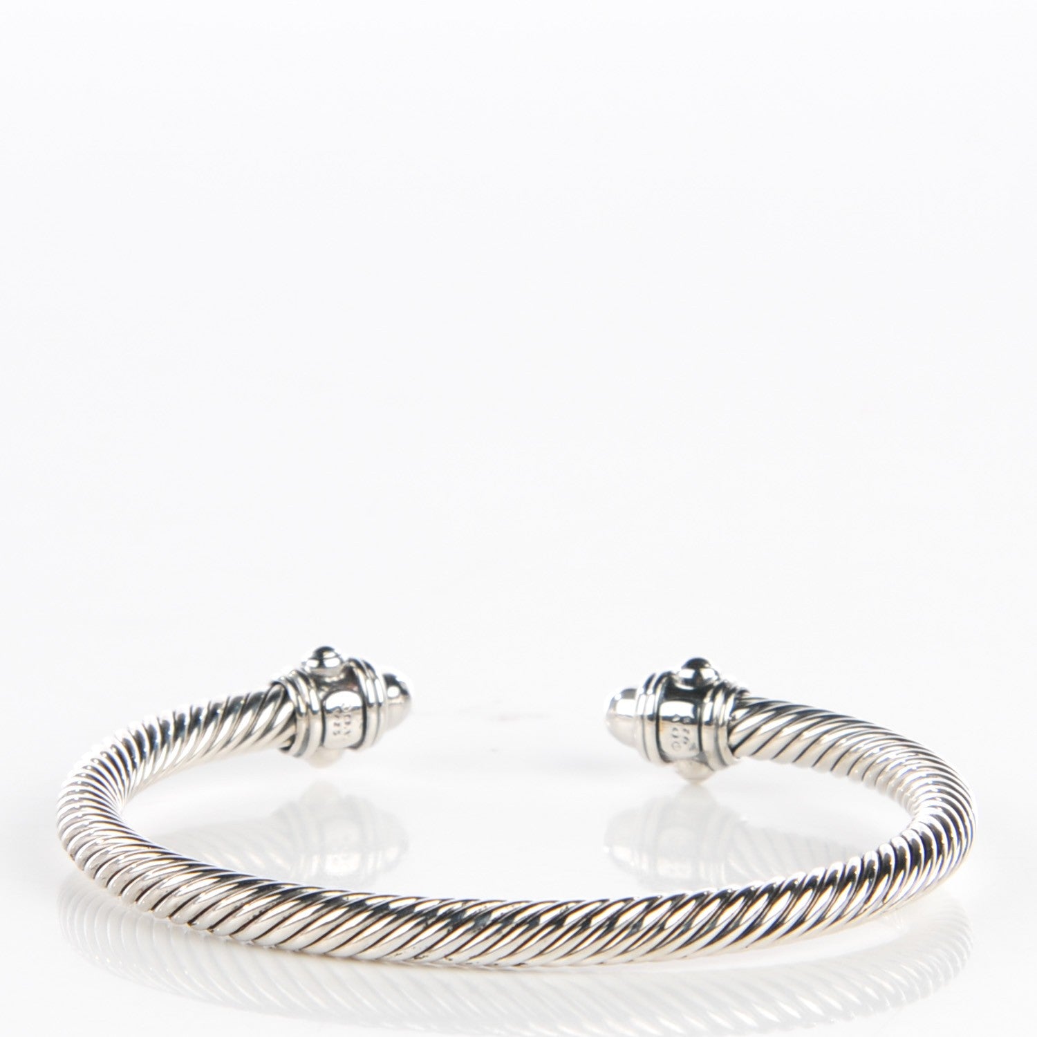 David Yurman Sterling Silver 5mm Renaissance Bracelet 3 of 6