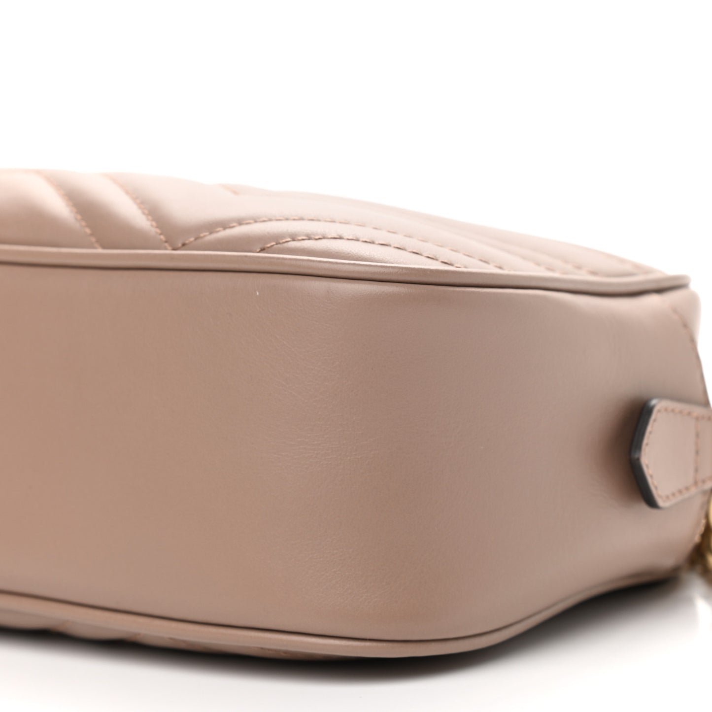 Calfskin Matelasse Small GG Marmont Chain Shoulder Bag Porcelain Rose