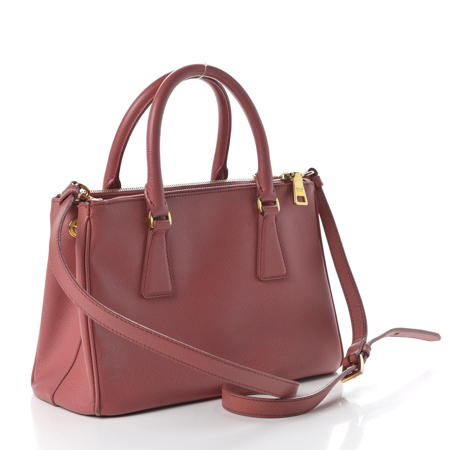 Prada Saffiano Mini Galleria Double Zip Tote Tamaris 3 of 11