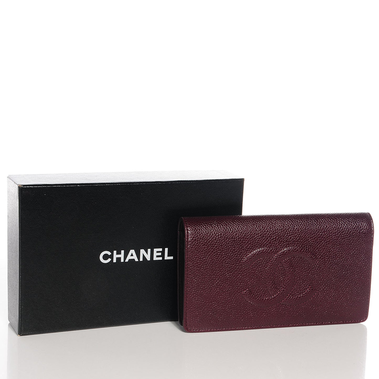 Caviar Yen CC Wallet Dark Red