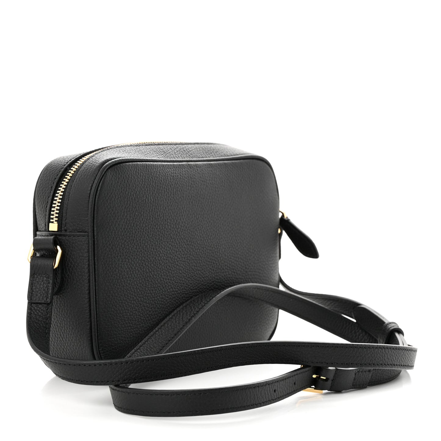 Grained Calfskin TB Small Camera Bag Black