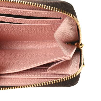 Louis Vuitton Damier Ebene Zippy Coin Purse Rose Ballerine 5 of 7