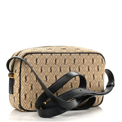 Saint Laurent Canvas Monogram All Over Camera Bag Beige 5 of 24
