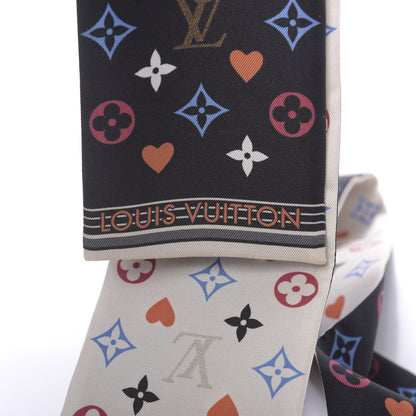 Louis Vuitton Silk Game On Bandeau Black White 4 of 4