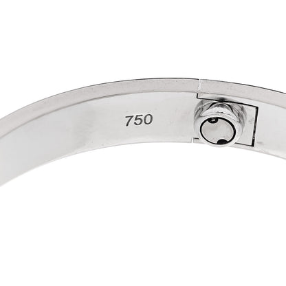 Cartier 18K White Gold LOVE Bracelet 17 7 of 8