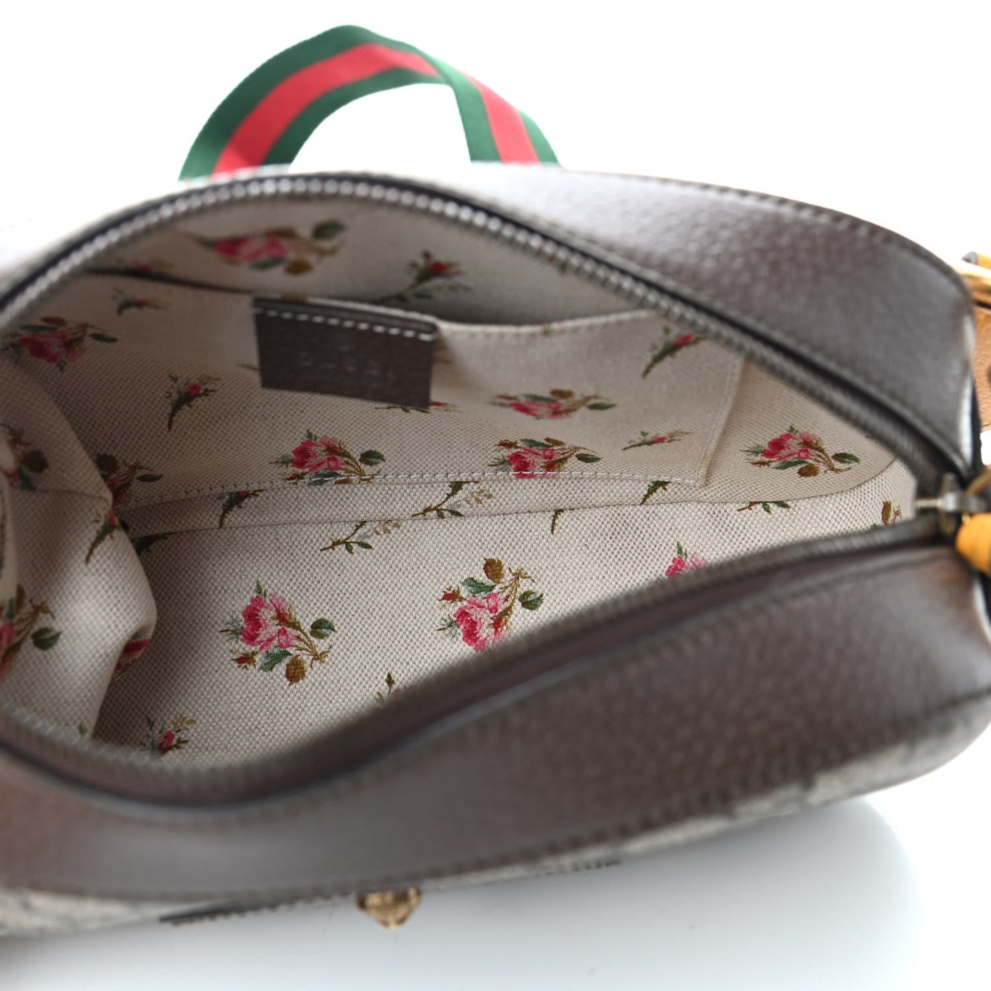 GG Supreme Monogram Web Neo Vintage Shoulder Bag Beige New Acero Crop