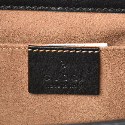 Gucci Calfskin Small Padlock Shoulder Bag Black 7 of 8