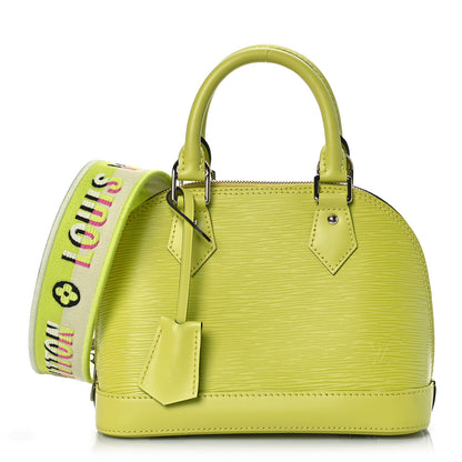 Louis Vuitton Epi Jacquard Alma BB Yellow Citron 1 of 8