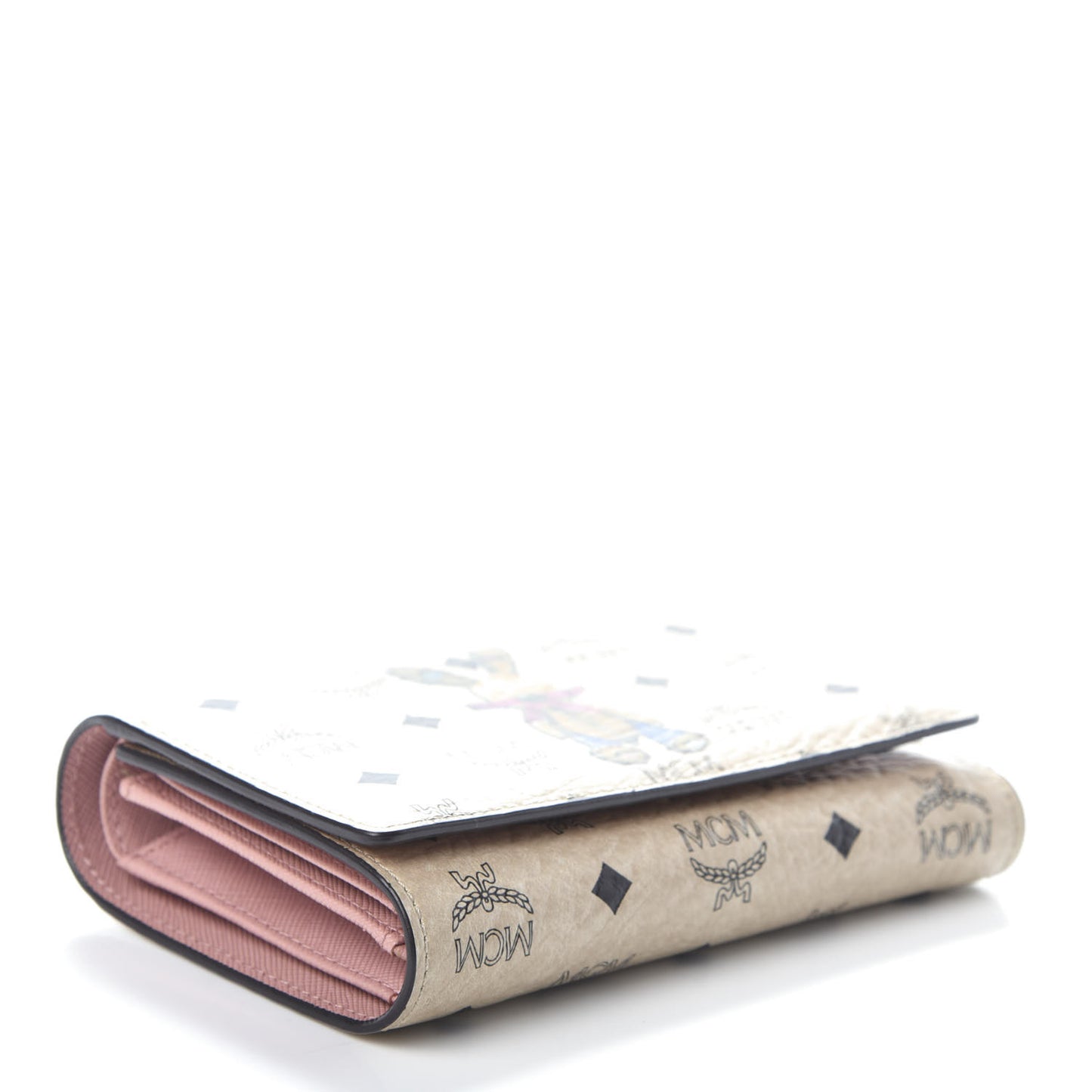 Visetos Rabbit Tri-Fold Wallet Beige