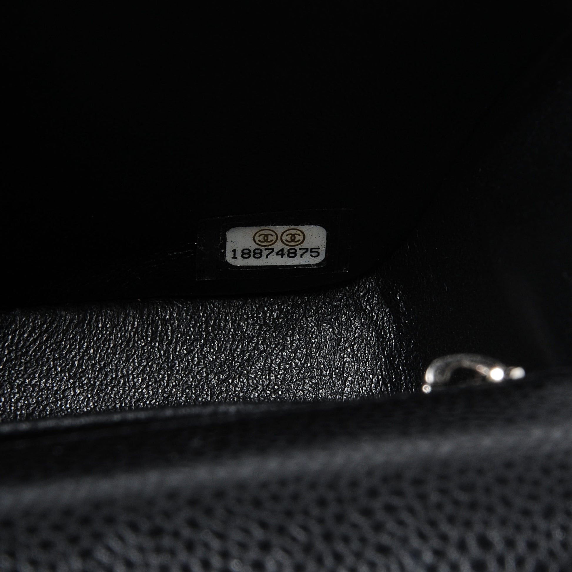 Chanel Caviar Quilted Mini Square Flap Bag Black 7 of 8