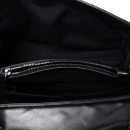 Saint Laurent Calfskin Y Quilted Monogram Medium Loulou Chain Satchel Black 5 of 12