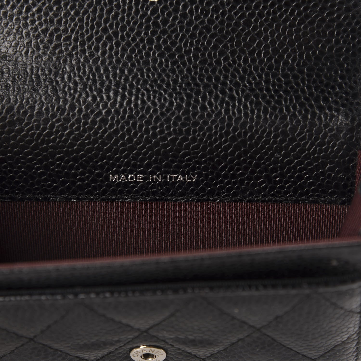 Chanel Caviar Quilted Flap Card Holder Black 7 of 8