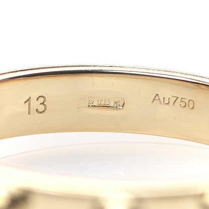Gucci 18K Yellow Gold Running GG Ring 53 6.25 5 of 5