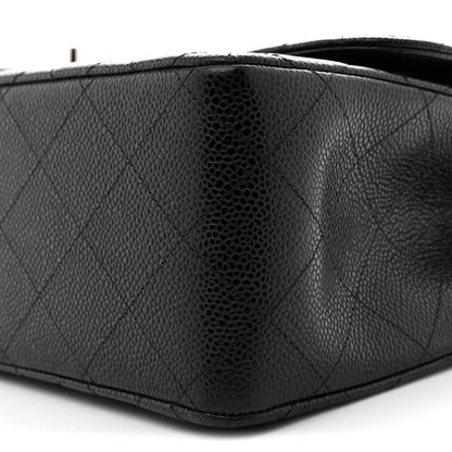Chanel Caviar Quilted Jumbo Double Flap Black 10 of 11