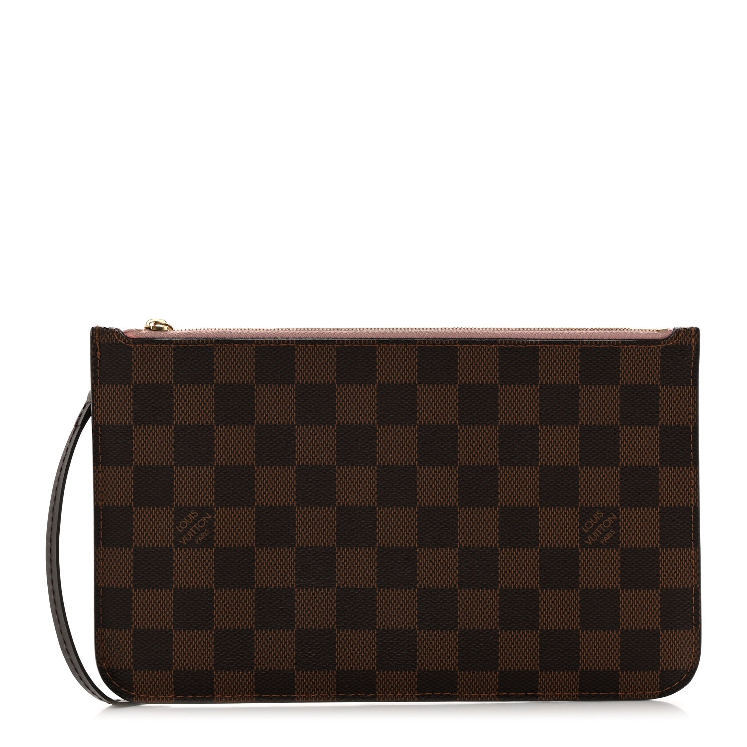 Louis Vuitton Damier Ebene Neverfull MM GM Pochette Rose Ballerine 1 of 8
