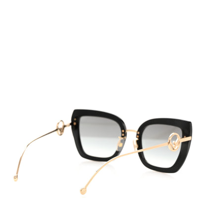 Fendi Acetate Metal F is Fendi Square Cat Eye Sunglasses FF 0424/F/S Black 4 of 7