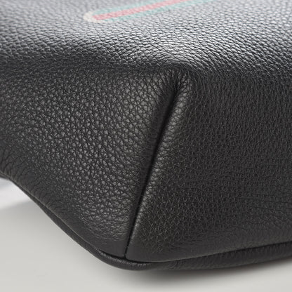 Gucci Grained Calfskin Logo Belt Bag Black 8 of 9