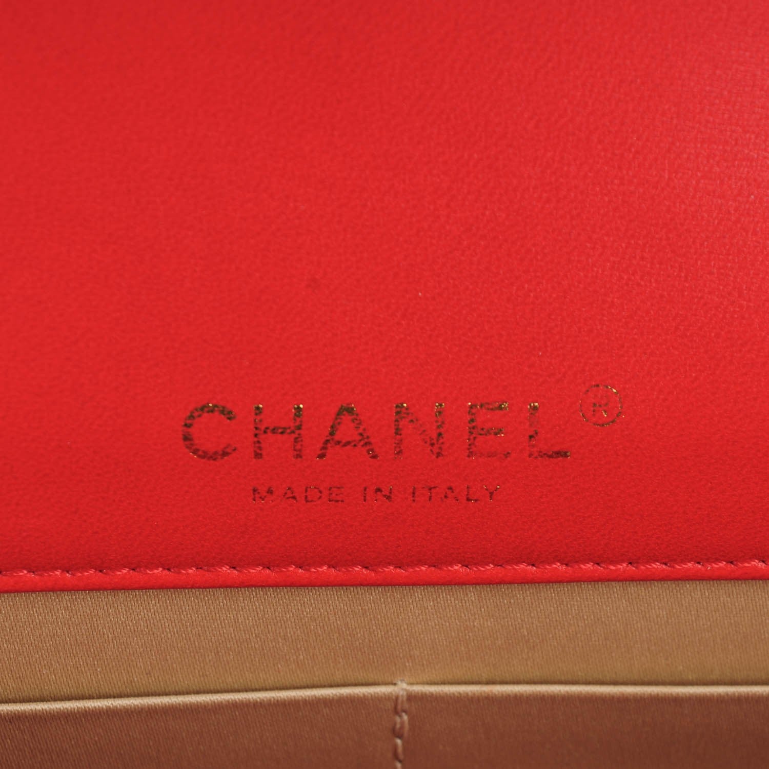 Chanel Lambskin Quilted Golden Class Wallet on Chain WOC Red 5 of 7