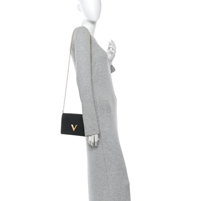 Louis Vuitton Epi Twist Belt Chain Wallet Black 2 of 12