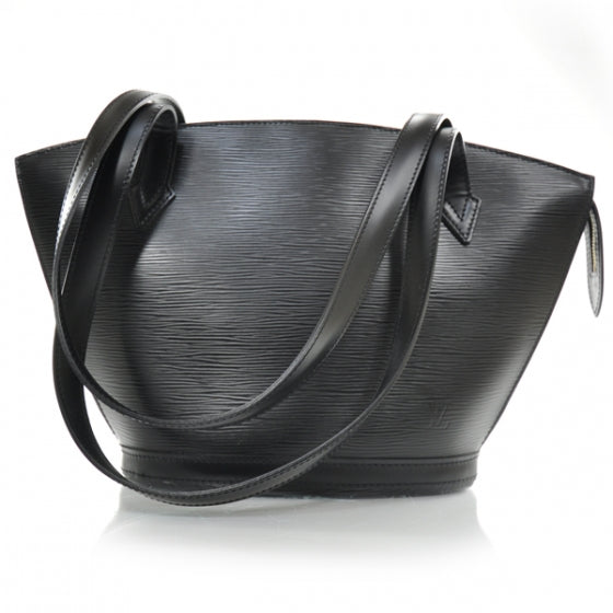 Epi Saint Jacques PM Long Straps Black