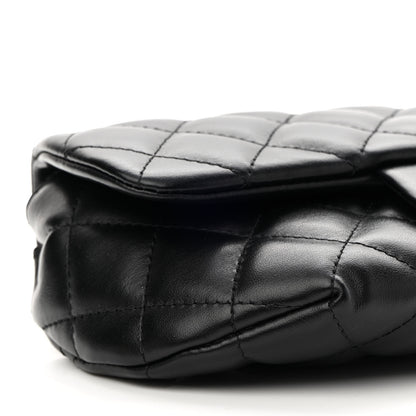 Chanel Calfskin Quilted CC Uniform Flap Belt Bag Black 8 of 9
