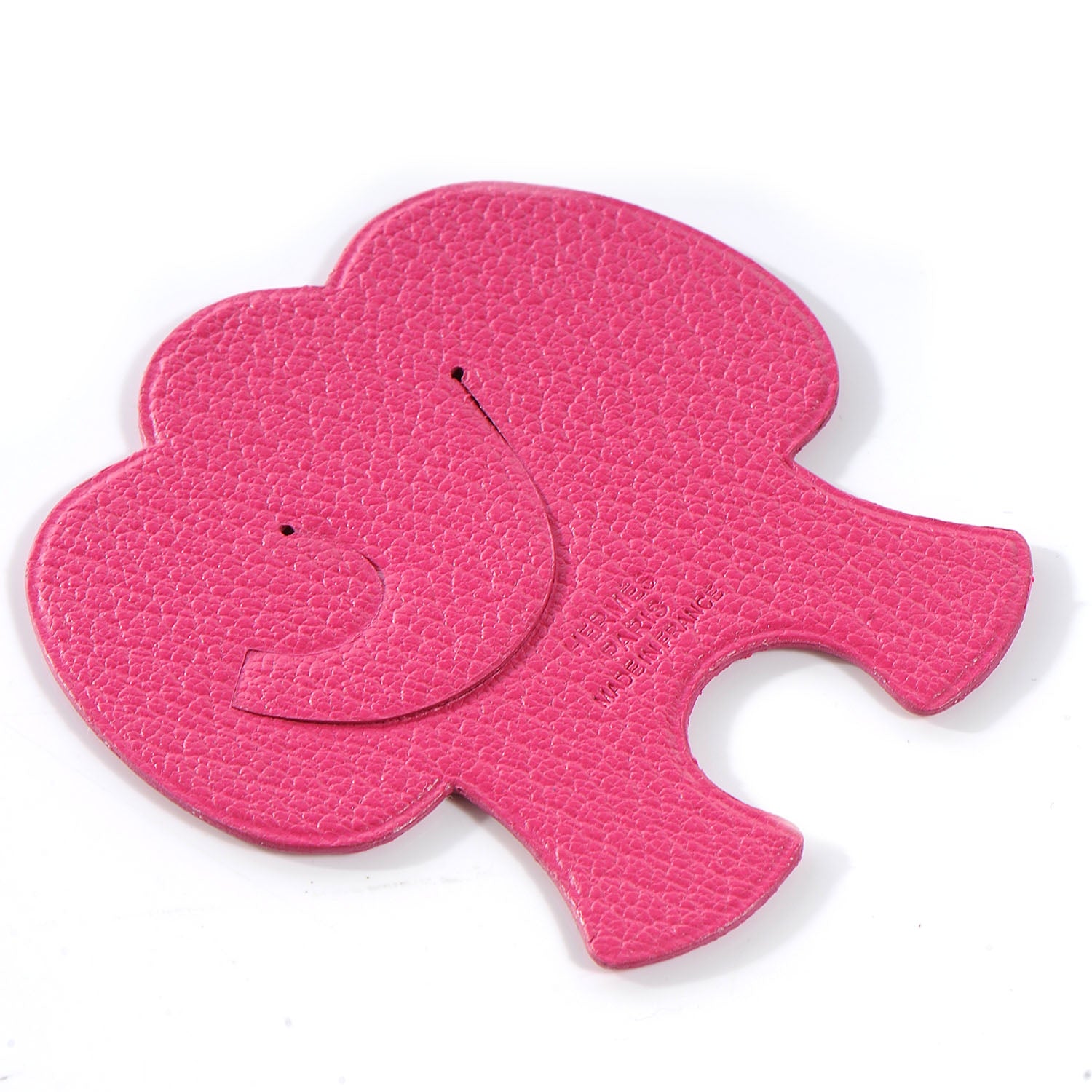 Hermes Chevre Elephant Pikabook Bookmark Rose Shocking 3 of 4