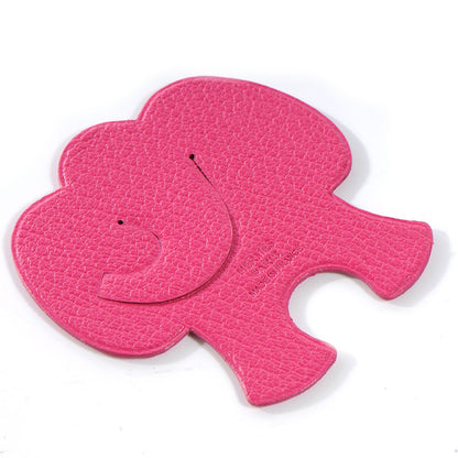 Hermes Chevre Elephant Pikabook Bookmark Rose Shocking 3 of 4