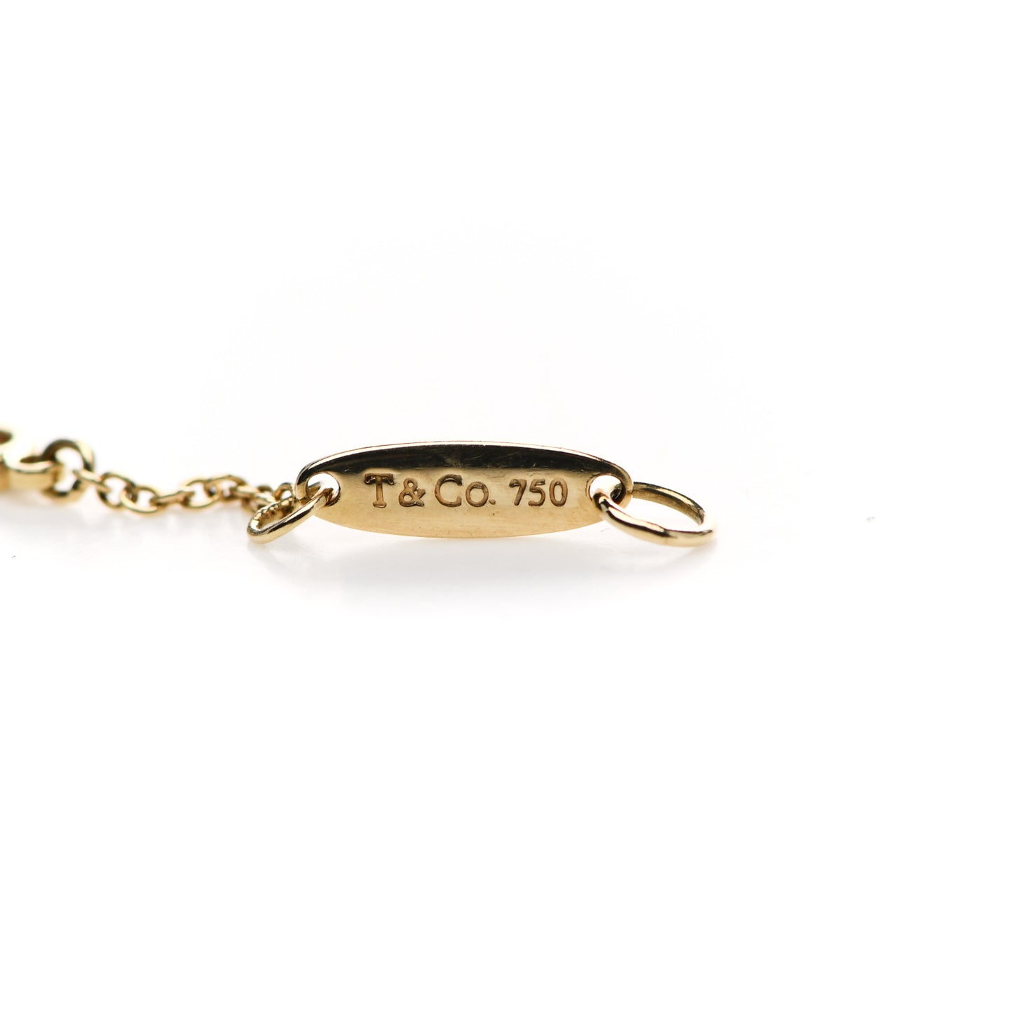 18K Yellow Gold Diamond .30ctw Elsa Peretti Diamonds by the Yard Station Bracelet