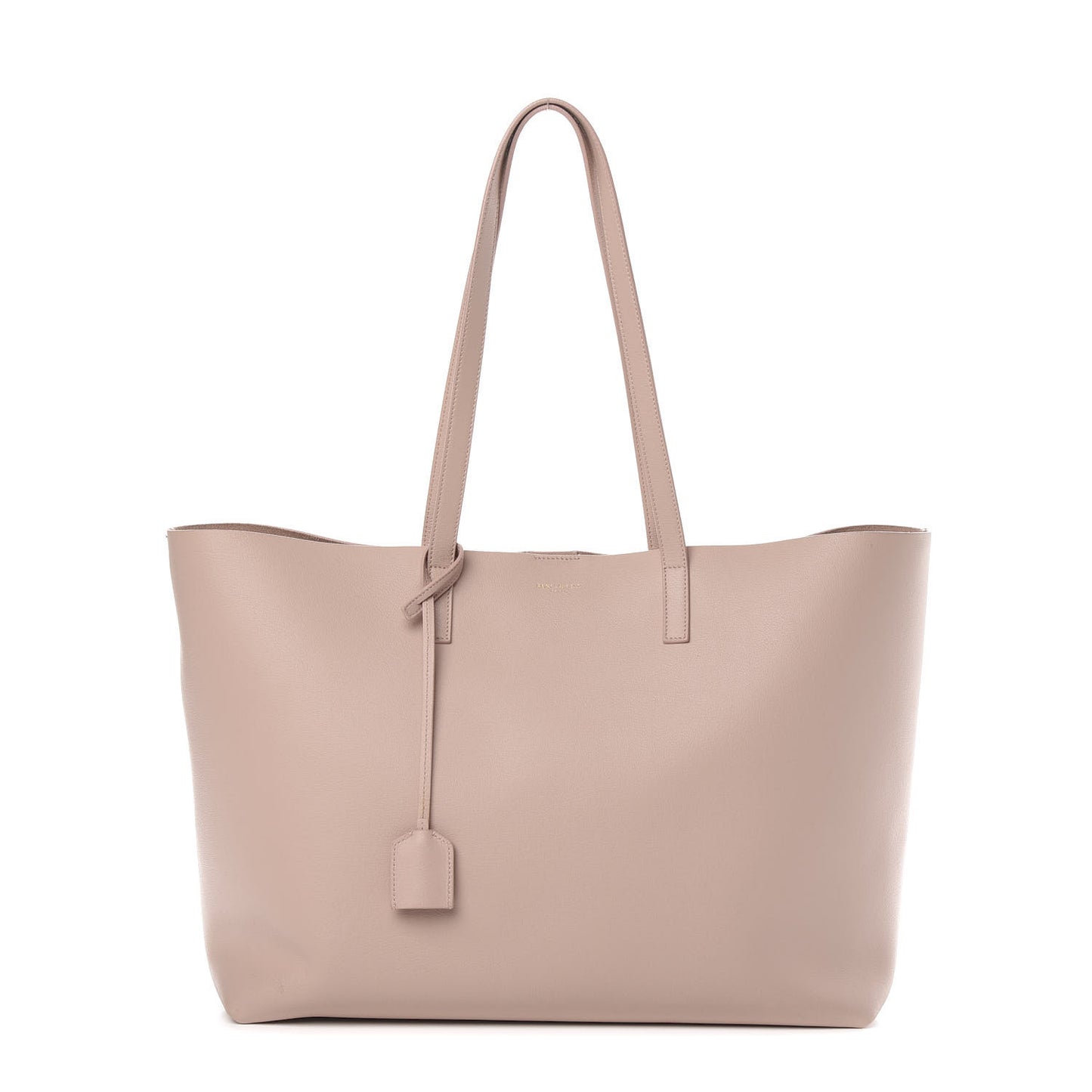 Calfskin Large Shopping Tote Pale Blush