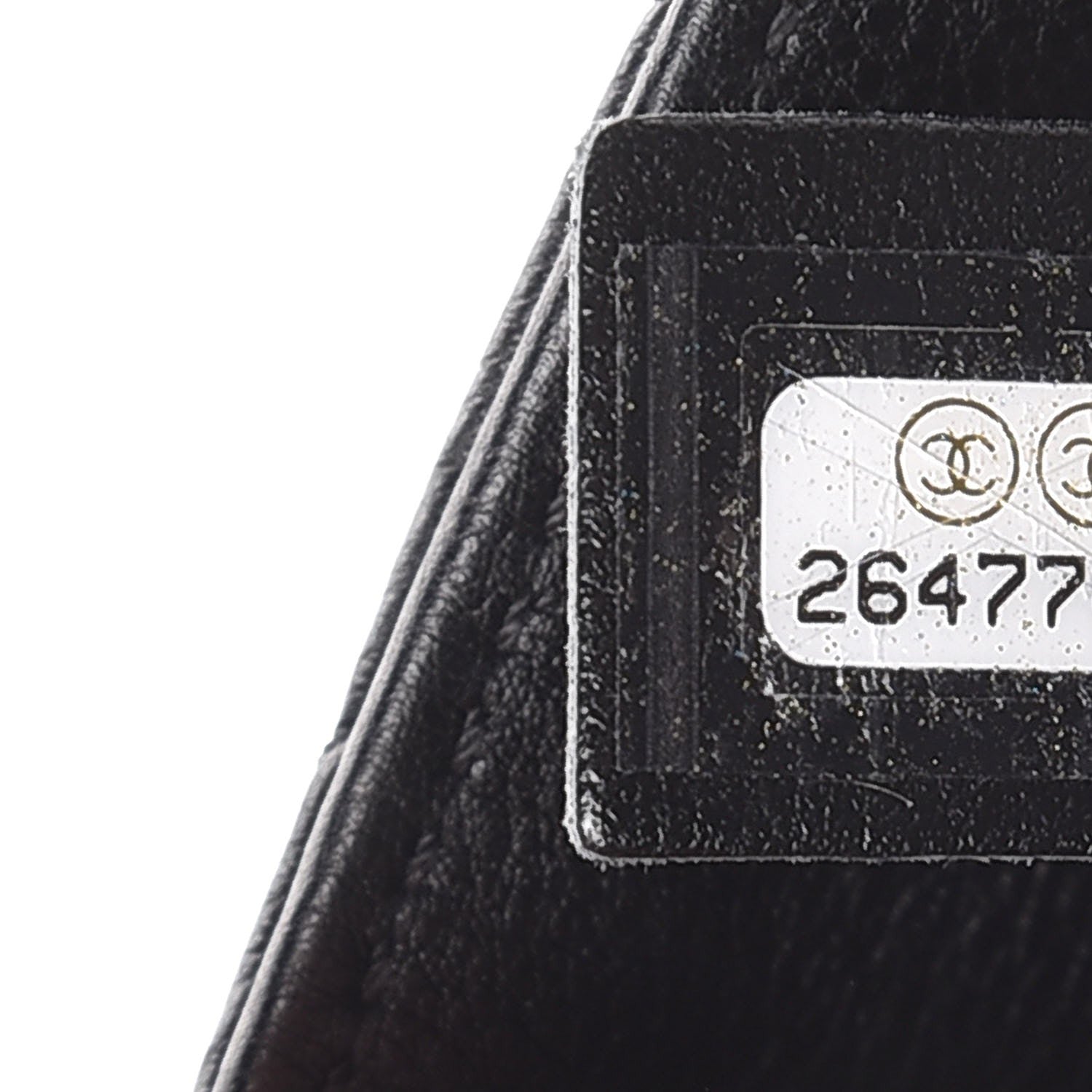 Chanel Calfskin Chevron Quilted Mini Messenger Flap Black 7 of 7