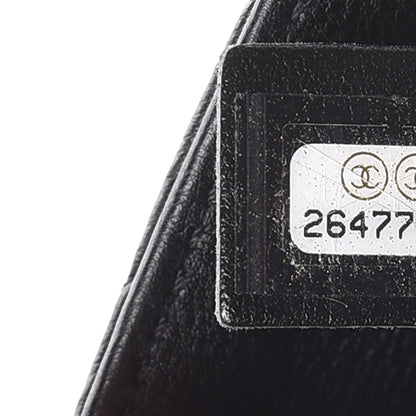 Chanel Calfskin Chevron Quilted Mini Messenger Flap Black 7 of 7
