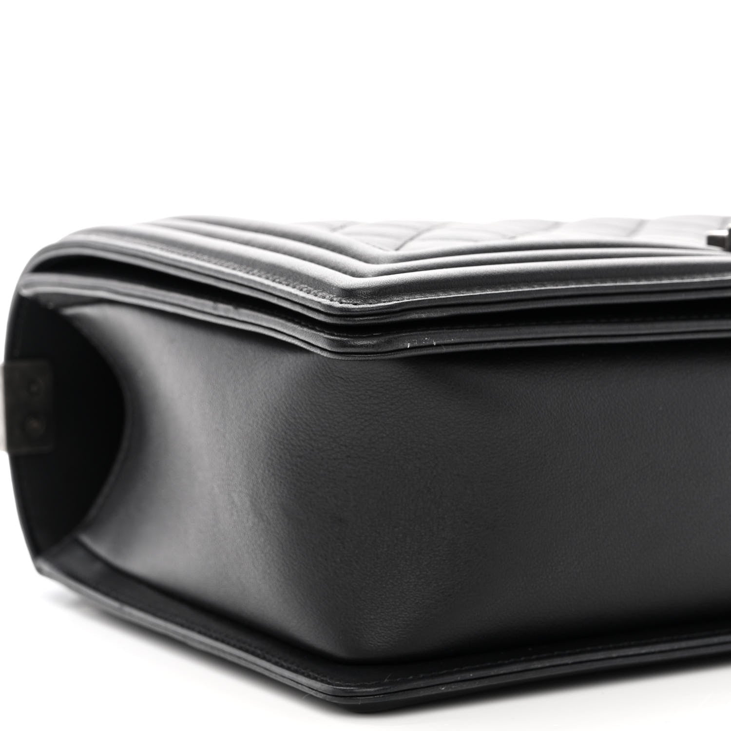 Chanel Calfskin Quilted New Medium Boy Flap Black 9 of 10