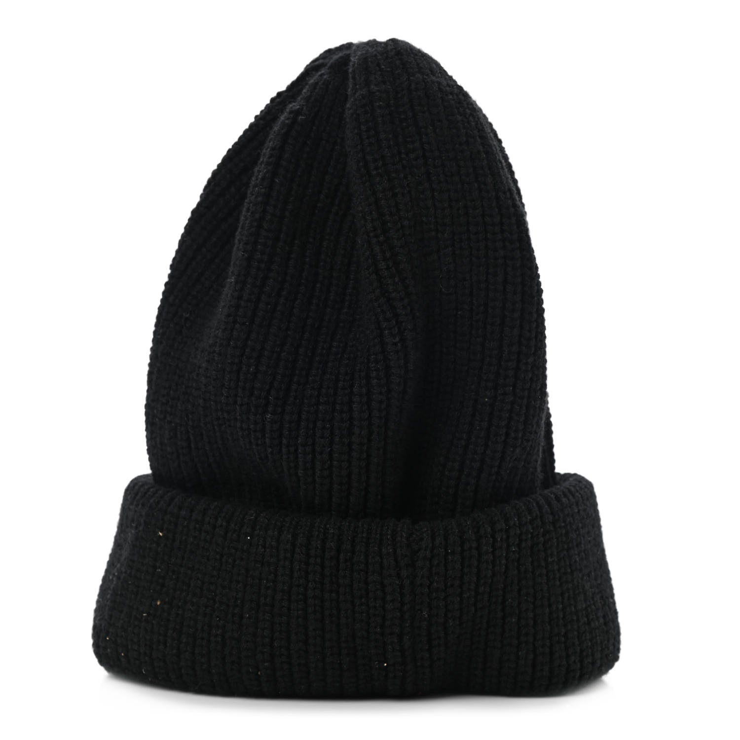 Chanel Cashmere Logo Beanie Hat Black White 3 of 5