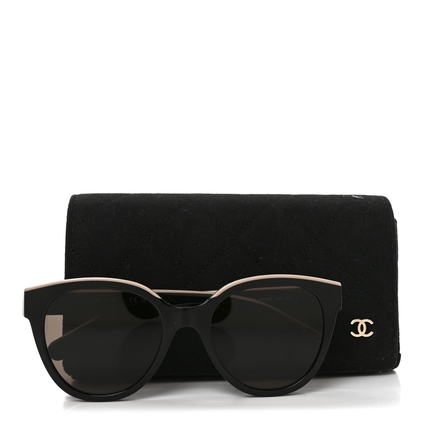 Acetate CC Butterfly Sunglasses 5414 Black Beige