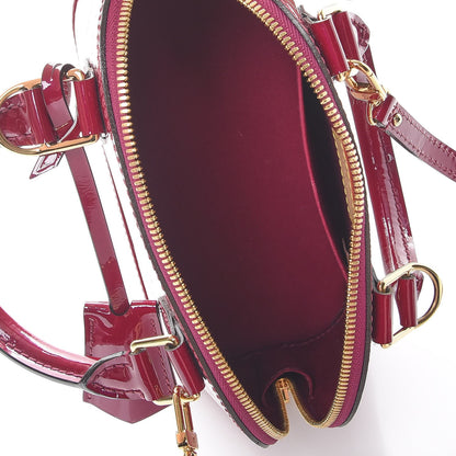 Louis Vuitton Vernis Alma BB Magenta 5 of 7
