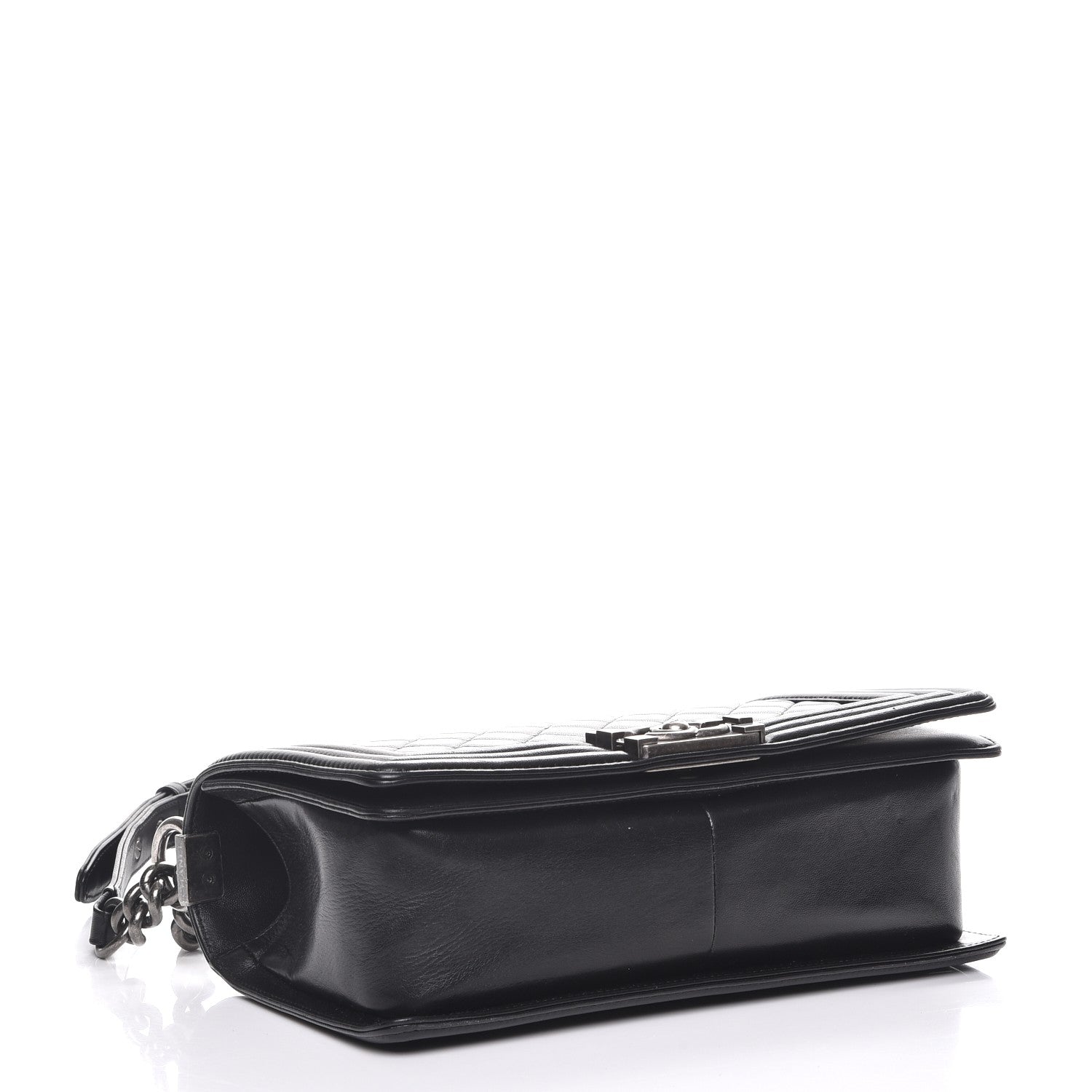 Chanel Lambskin Quilted Medium Boy Flap Black 4 of 8