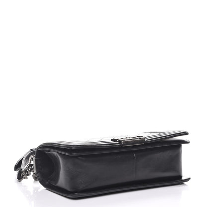 Chanel Lambskin Quilted Medium Boy Flap Black 4 of 8